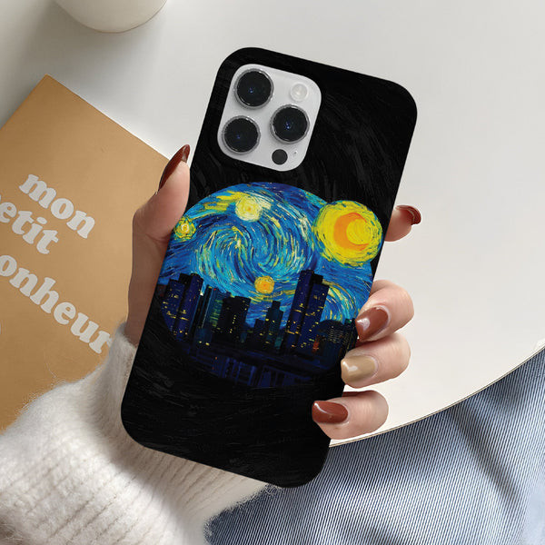 STARRY CITY - 🌌🏙️ Modern Yıldızlı Gece Telefon Kılıfı