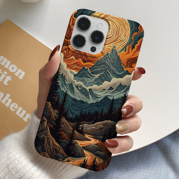 SUNSET PEAK - 🏞🔥 Doğanın Gücü Telefon Kılıfı