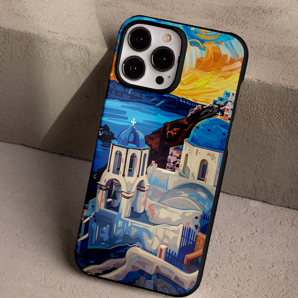 🌅 Santorini Manzarası Telefon Kılıfı