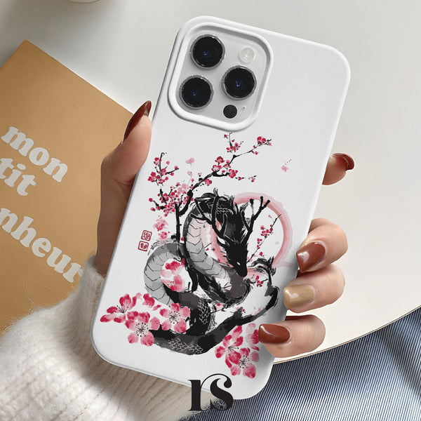 Sakura Dragon - 🐉🌸 Japon Sanatı Telefon Kılıfı